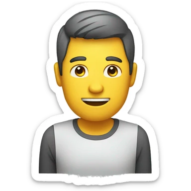 a man with a low battery sticker