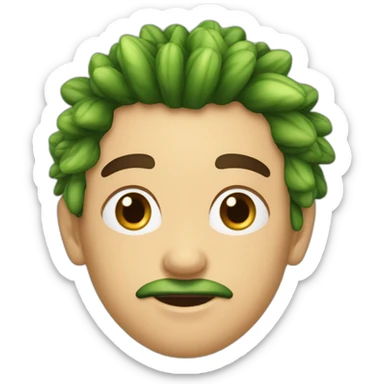 Maghrébine au cheuveux frisée sticker