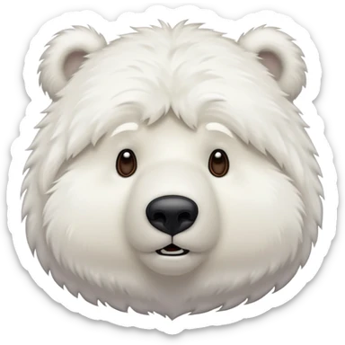 ice bear from we bare bears cartoon network sticker