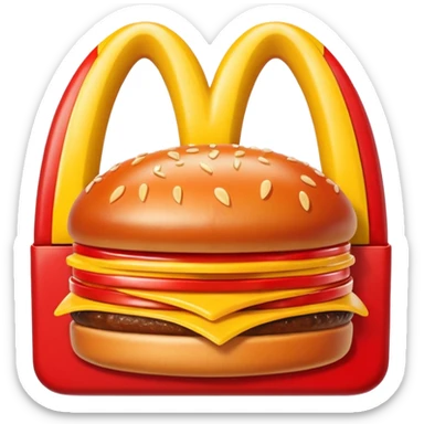 McDonald's sticker