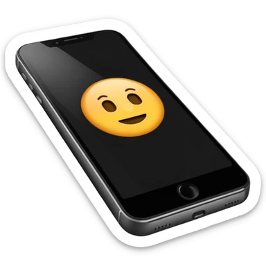 scan an object with you phone (phone which has camera on screen and scans an object) sticker