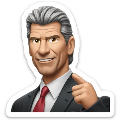 VINCE MCMAHON sticker