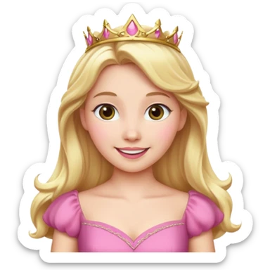 Emoji de la princesa  aurora   sticker
