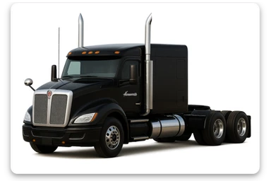Make this 2026 Kenworth T680 Flat Top semi sleeper even more photorealistic, with accurate lighting, reflections, and surface details, emphasizing realism and the flat top sleeper cab, no background. Focus on lifelike textures, true-to-life chrome reflections, and realistic lighting to enhance the flat top sleeper cab prominently. No background. sticker
