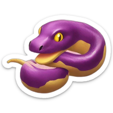 Shiny ekans sticker