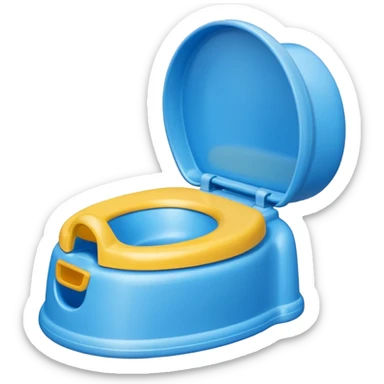 Potty trainer for baby without lid and without face sticker