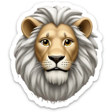 Lion with Ajax tenue sticker
