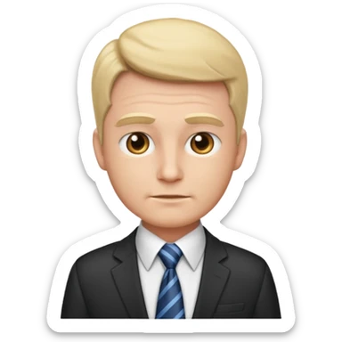 AN UNCLE with a tie in business clothes sticker