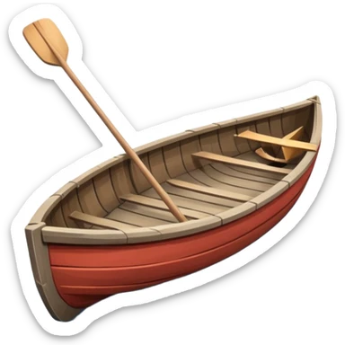 Rowboat – Small boat with oars sticker