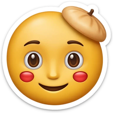 3D emoji symbolizing loyalty and frequent customer, food theme, friendly and modern, soft lighting, glossy, isolated, no background
 sticker