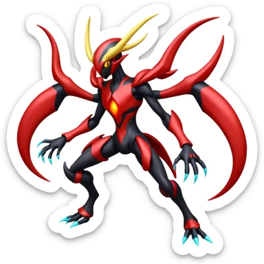 Darkrai-Deoxys-Giratina-fusion, full body sticker