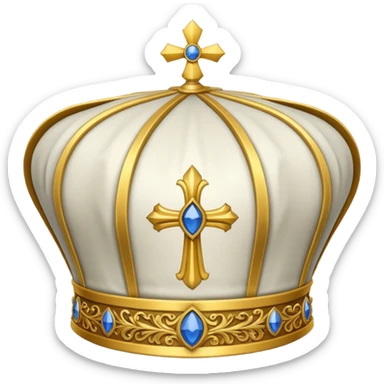 Make me a archbishop mitre I want a catholic mitre don’T put a human just the hat  sticker