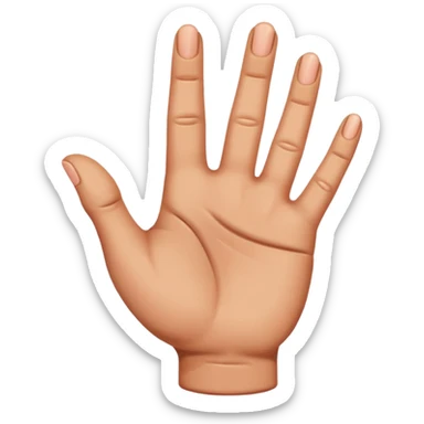 YVL sign emoji using hand sticker