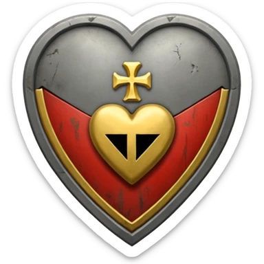 Death Korps Of Krieg love heart sticker
