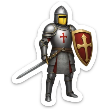 Crusader sticker