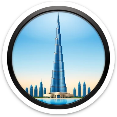 Burj khalifa sticker
