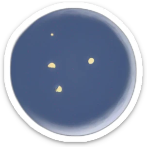 Night sky with moon sticker