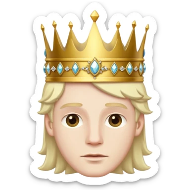 White Prince sticker