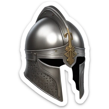 Crusader Helmet sticker