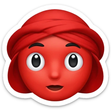 Fiocco morbido rosso sticker