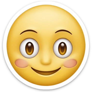 Emoji getting high  sticker