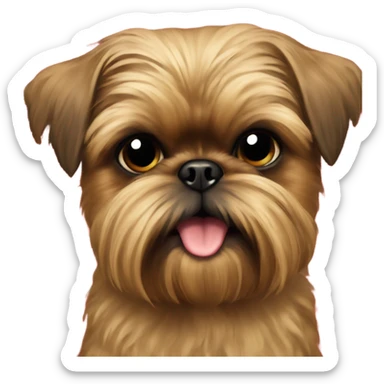 Brussels Griffon Christmas  sticker