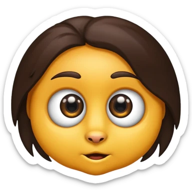 un écureuil mignon tenant une énorme loupe sticker