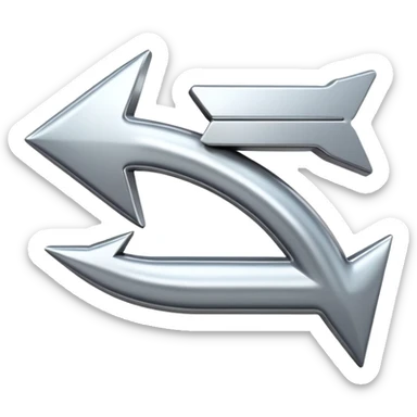 upward arrow with upgrade symbol sticker