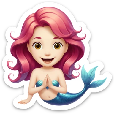 Mermaid Mouth disappeared sticker