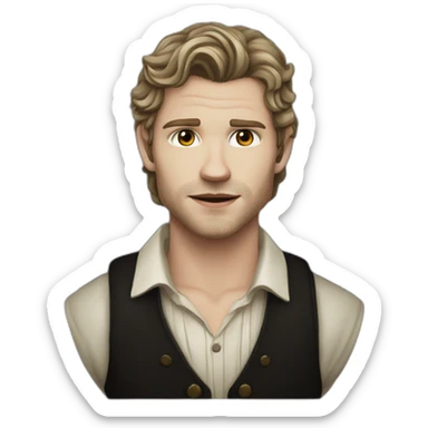Klaus mikaelson realistic detailed sticker