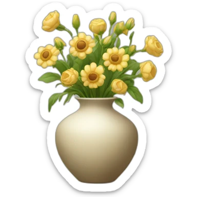 Vase sticker