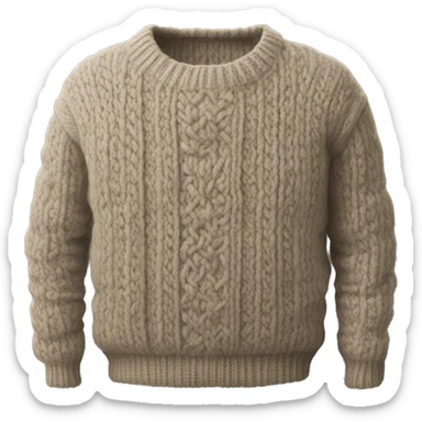 Aran jumper sticker