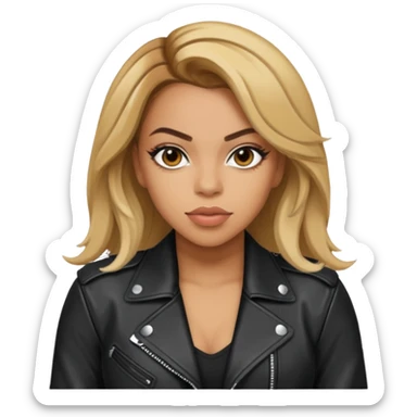 dinah jane wear leather jacket sticker