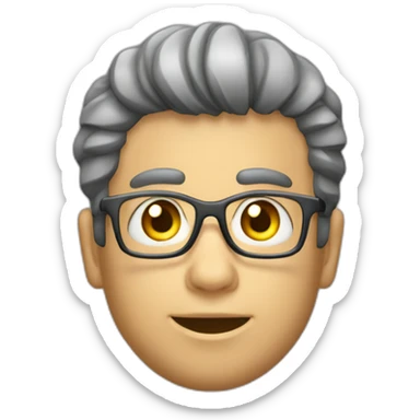 menino com cabelo curto ondulado com a copa do mundo sticker