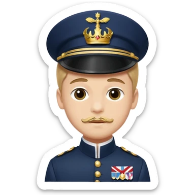 Prince John Of United Kingdom 5th Son of King George V who died at age of 15 in Sailor Uniform  sticker