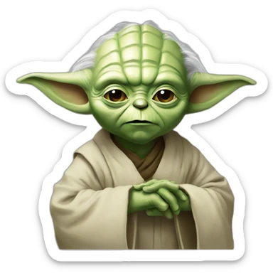 yoda doubts sticker