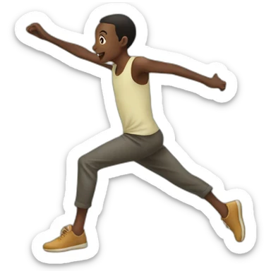 A kenyan somali jumping sticker