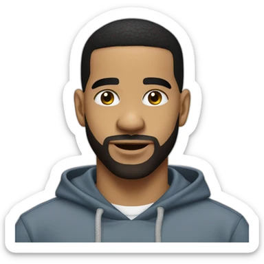 drake saying nigga sticker