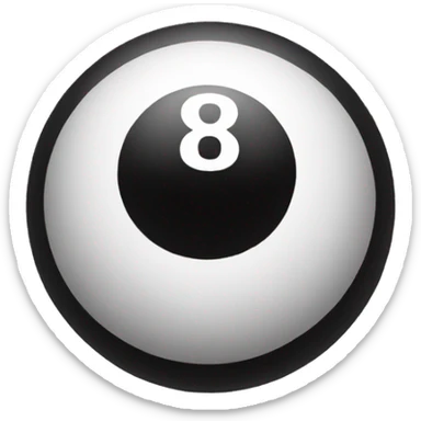 8 ball sticker