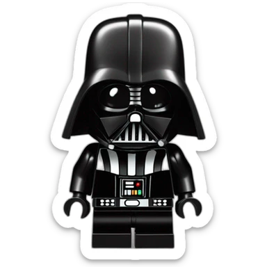LEGO darth vader minifigure sticker