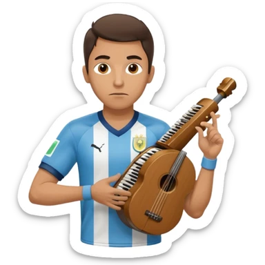 haz un turro con una biszera para atras y con un arma remera argentina pero arma de fuego que tenga un revolver solo sticker