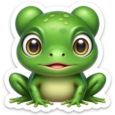 Cute frog kawai sticker