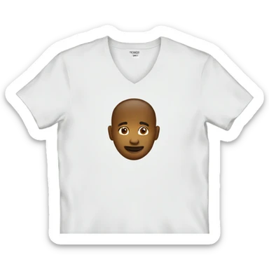 vneck tshirt sticker