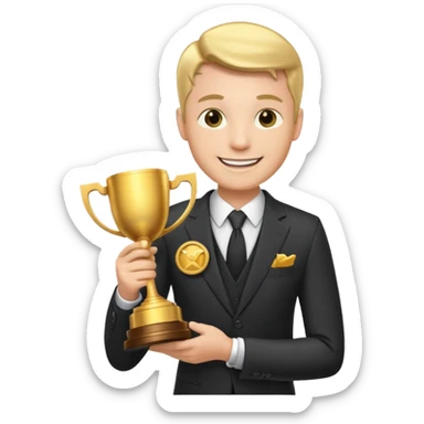 billionaire achievement sticker