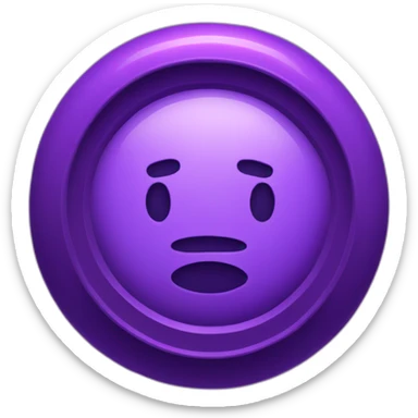 Space token purple hue sticker