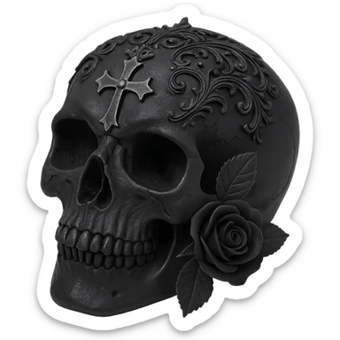 goth object, remove background  sticker