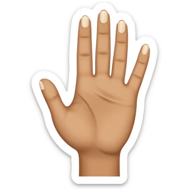 🫶🏾, i want this emoji with a white hand sticker