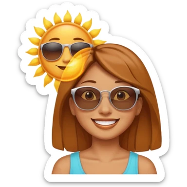 Very ecstatic to be up early in the morning with the sun sticker