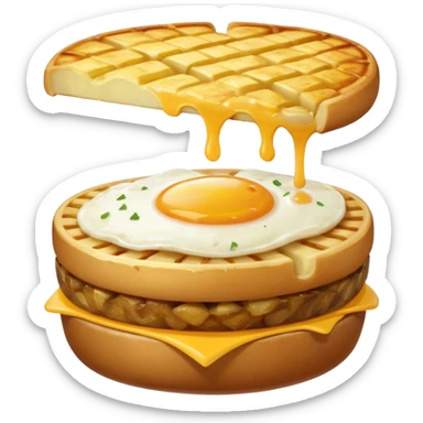 patate hachée petit dejeuné mc donald sticker