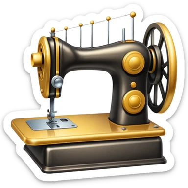 Creame un emoji de una maquina de coser sticker